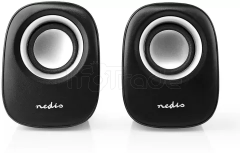 Photo de Enceintes Nedis CSPR10020 USB (Noir/Argent)