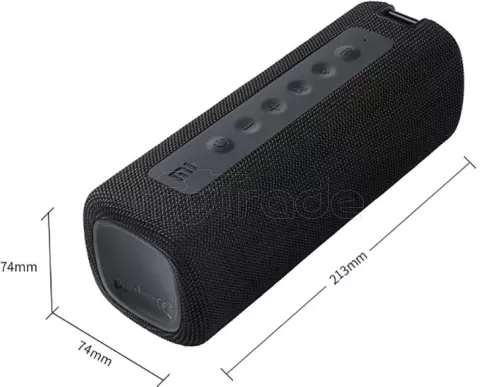 Photo de Enceintes nomades Bluetooth Xiaomi Mi Portable (Noir)