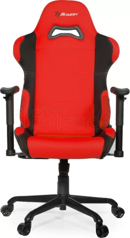 Photo de Fauteuil Arozzi Torretta (Noir/Rouge)