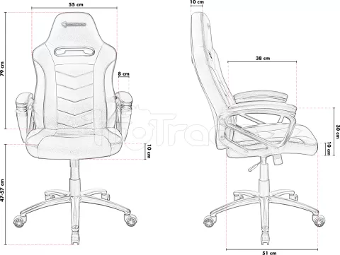 Photo de Fauteuil Azgenon Z100 (Noir)