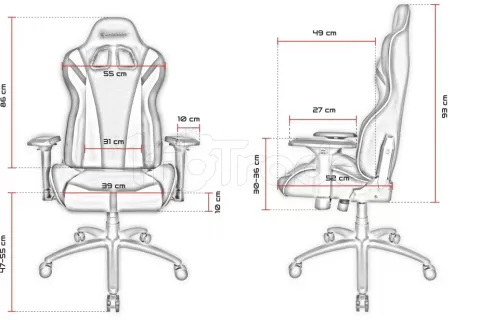 Photo de Fauteuil Azgenon Z300 (Noir)