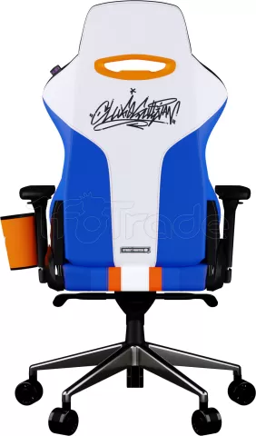 Photo de Fauteuil Cooler Master Caliber X2 Street Fighter 6 Luke (Blanc/Bleu/Orange)