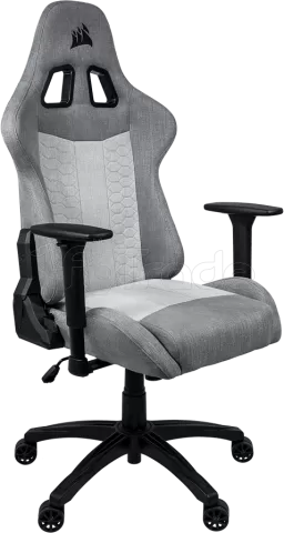 Photo de Fauteuil Corsair TC100 Relaxed (Argent/Gris)