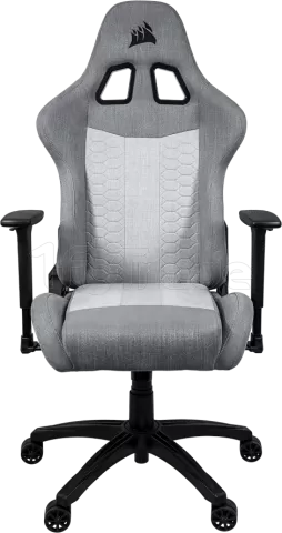 Photo de Fauteuil Corsair TC100 Relaxed (Argent/Gris)