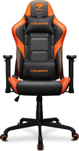 Photo de Fauteuil Cougar Armor Elite (Noir/Orange)