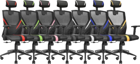 Photo de Fauteuil ergonomique Mars Gaming MGC Ergo (Noir/Rose)