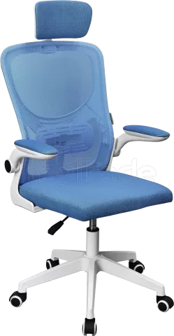 Photo de Fauteuil ergonomique Mars Gaming MGC-Ergo Plus (Bleu/Blanc)