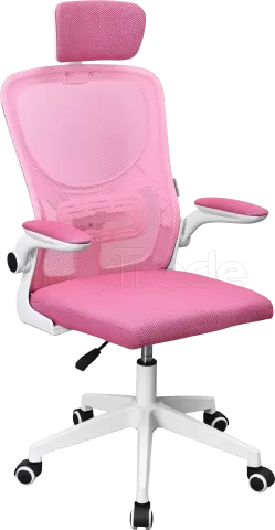 Photo de Fauteuil ergonomique Mars Gaming MGC-Ergo Plus (Rose/Blanc)