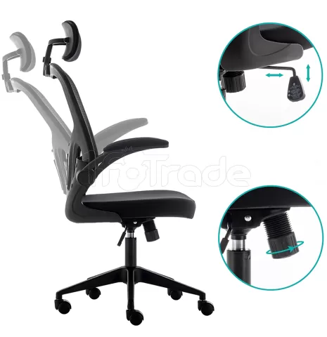 Photo de Fauteuil ergonomique Urban Factory Ergo ESC05UF (Noir)