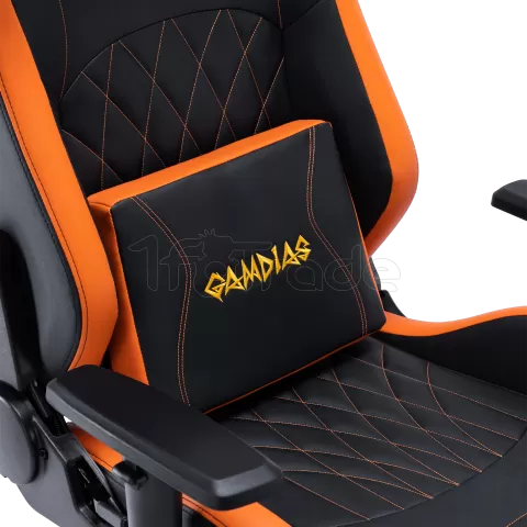 Photo de Fauteuil Gamdias Zelus M3 (Noir/Orange)