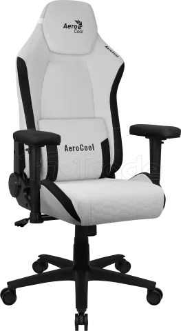 Photo de Fauteuil Gamer Aerocool Crown Leatherette (Blanc)