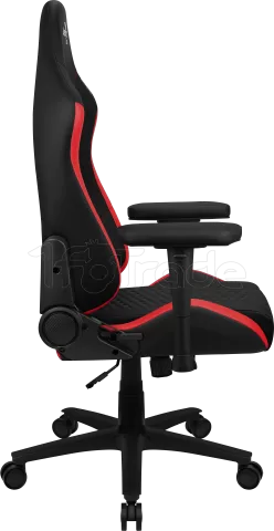 Photo de Fauteuil Gamer Aerocool Crown Leatherette (Noir/Rouge)