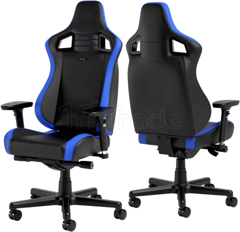 Photo de Fauteuil Gamer Noblechairs Epic Compact (Noir/Bleu)