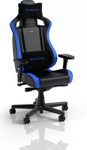 Photo de Fauteuil Gamer Noblechairs Epic Compact (Noir/Bleu)