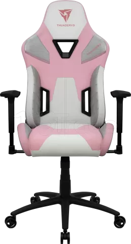 Photo de Fauteuil Gamer ThunderX3 TC5 (Rose/Gris/Blanc)