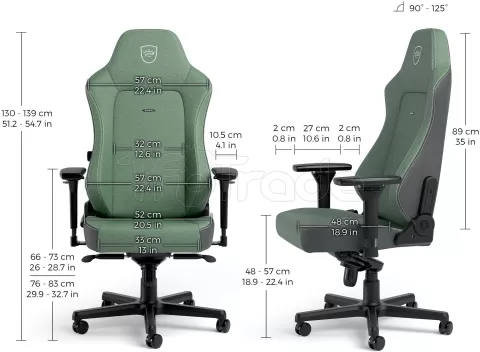 Photo de Fauteuil Noblechairs Hero Two Tone (Vert)