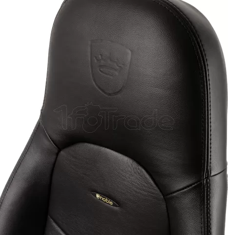 Photo de Fauteuil Noblechairs Icon en Cuir véritable (Noir)