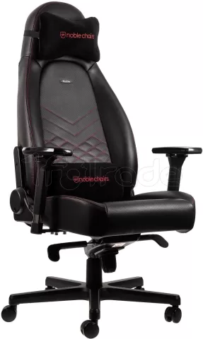 Photo de Fauteuil Noblechairs Icon (Noir/Rouge)