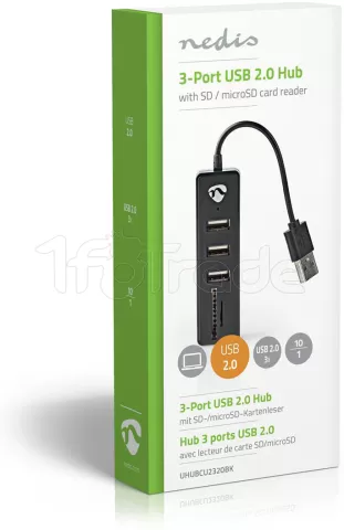 Photo de Hub USB 2.0 Nedis - 3 ports