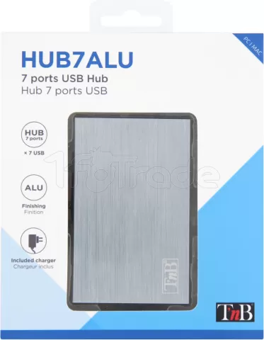 Photo de Hub USB 2.0 T'nB - 7 ports (Noir)