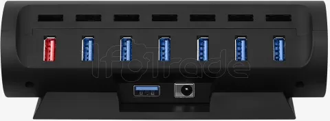 Photo de Hub USB 3.0 Streamplify Hub CTRL 7 RGB - 7 ports (Noir)