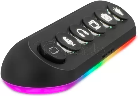 Photo de Hub USB 3.0 Streamplify Hub Deck 5 RGB - 5 ports (Noir)