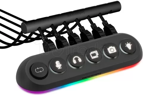 Photo de Hub USB 3.0 Streamplify Hub Deck 5 RGB - 5 ports (Noir)