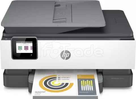 Photo de Imprimante Multifonction HP OfficeJet Pro 8022e (Noir/Blanc)