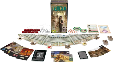 Photo de Jeu - 7 Wonders Duel : Agora (Extension)