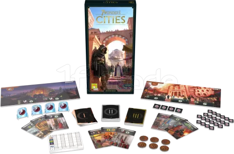 Photo de Jeu - 7 Wonders Nouvelle édition : Cities (Extension)