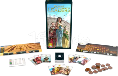 Photo de Jeu - 7 Wonders Nouvelle édition : Leaders (Extension)