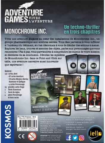 Photo de Jeu - Adventure Games : Monochrome