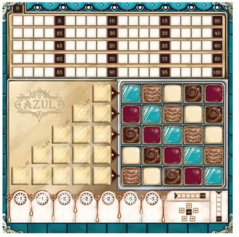 Photo de Jeu Azul - Version Chocolat (Extension)