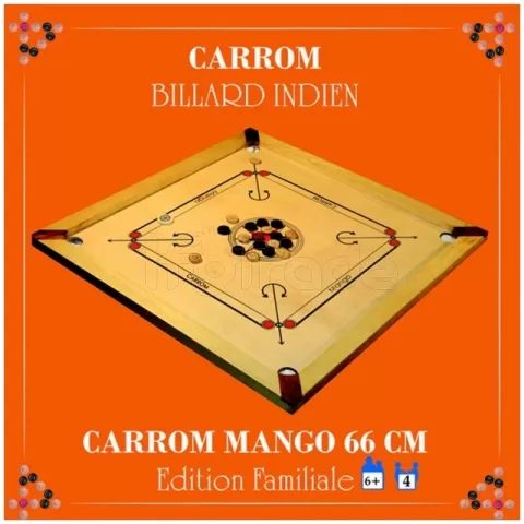 Photo de Jeu Carrom Mango 66x66 cm