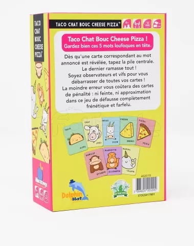 Photo de Jeu de Cartes - Taco Chat Bouc Cheese Pizza