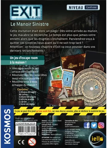 Photo de Jeu - Exit : Le Manoir Sinistre