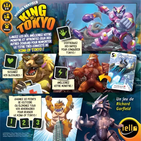 Photo de Jeu - King of Tokyo (Fr) (Edition 2016)