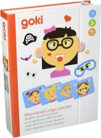 Photo de Jeu magnétique Goki : Drôles de têtes fille