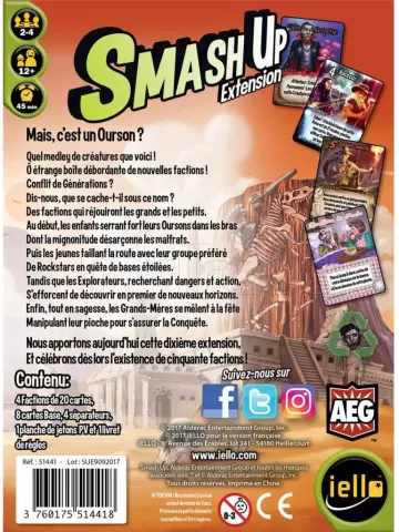 Photo de Jeu - Smash Up : Conflit de Générations (Ext.8)