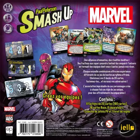 Photo de Jeu - Smash Up Marvel (Base)