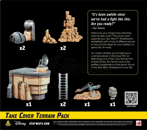 Photo de Jeu Star Wars - Shatterpoint : Set de Terrain à Couvert !