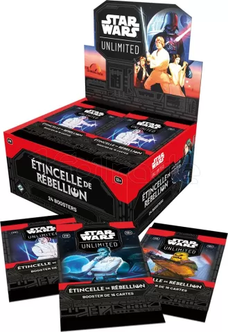 Photo de Jeu - Star Wars Unlimited : Etincelle de Rebellion (Display 24 Boosters) (Fr)