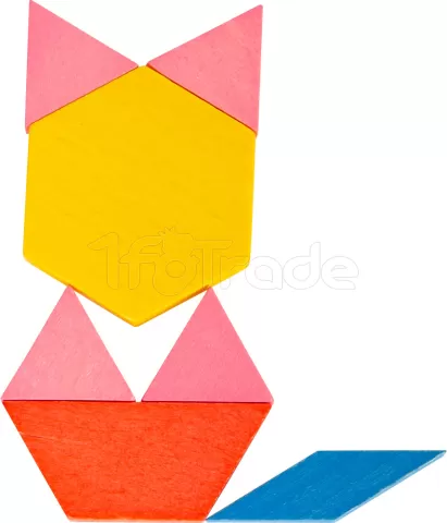 Photo de Jeu Tangram mosaïques XL en bois