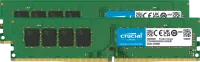 Photo de Kit Barrettes mémoire 16Go (2x8Go) DIMM DDR4 Crucial Classic 3200Mhz (Vert)