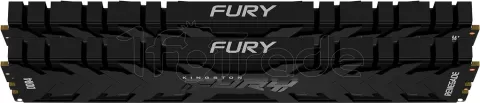 Photo de Kit Barrettes mémoire 16Go (2x8Go) DIMM DDR4 Kingston Fury Renegade  3200Mhz (Noir)