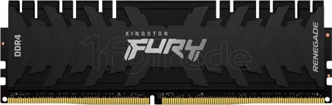 Photo de Kit Barrettes mémoire 16Go (2x8Go) DIMM DDR4 Kingston Fury Renegade  3200Mhz (Noir)