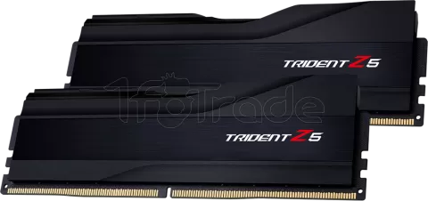 Photo de Kit Barrettes mémoire 32Go (2x16Go) DIMM DDR5 G.Skill Trident Z5  5600MHz (Noir)