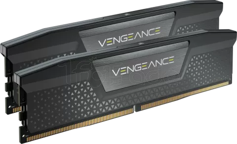 Photo de Kit Barrettes mémoire 64Go (2x32Go) DIMM DDR5 Corsair Vengeance  5200MHz (Noir)