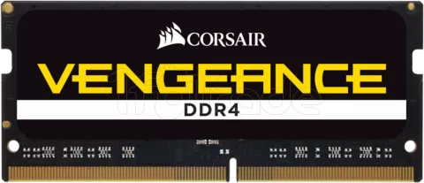 Photo de Kit Barrettes mémoire SODIMM DDR4 16Go (2x8Go) Corsair Vengeance  3200Mhz (Noir)