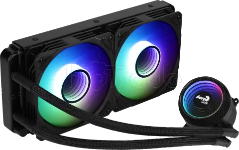 Photo de Kit Watercooling AIO Aerocool Mirage L240 RGB (Noir)